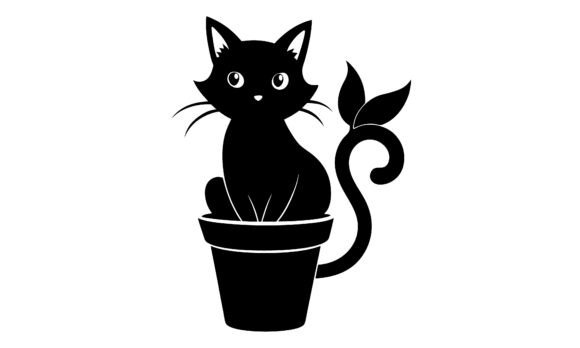 Black Cat in a Plant Pot Embroidery Review
