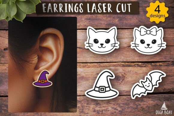 Black Cat Witch Hat Halloween Earrings Review