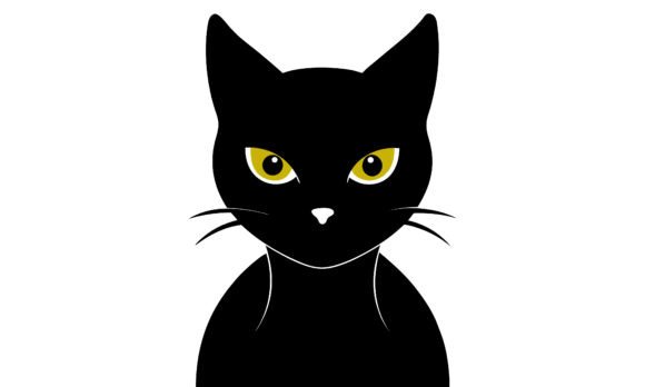 Black Cat with Golden Eyes Vector: A Designer's Real-World Review