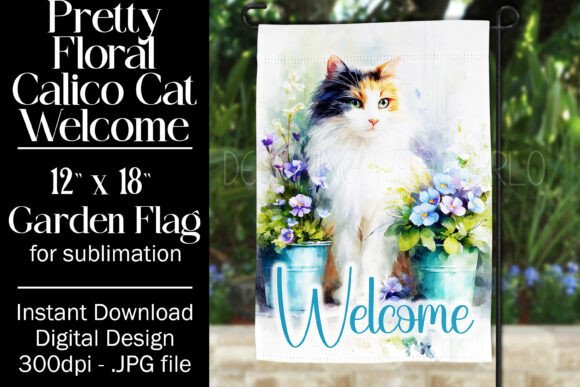Cat Garden Flag Sublimation Design F1 Review