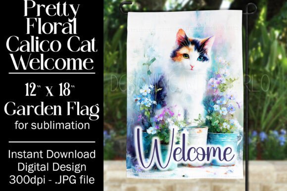 Cat Garden Flag Sublimation Design F4 Review