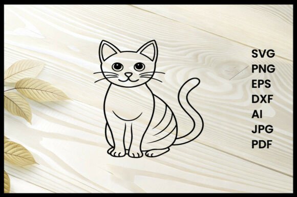 Cat Line Art Design Review for Real Embroidery
