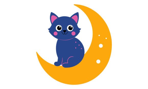 Cat on the Crescent Moon Embroidery Review