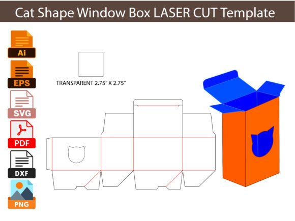 Custom Cat Shape Window LASER CUT Box Review