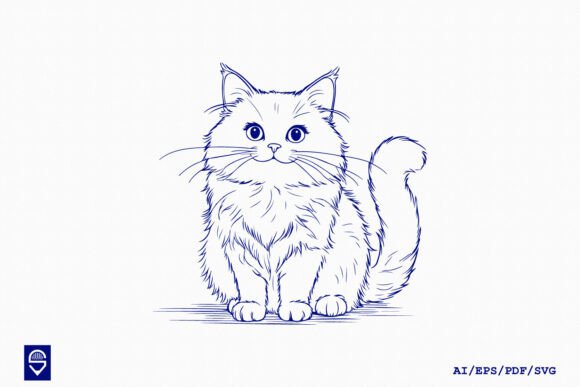 Cute Fluffy Cat Line Art: A Designer's Real-World Embroidery Review