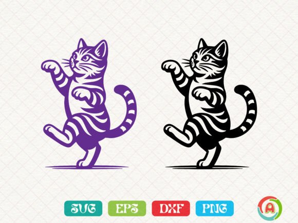 Dancing Cat Silhouette Embroidery Review