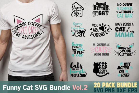 Funny Kitten Crazy Cat Quotes Bundle V.2 Review