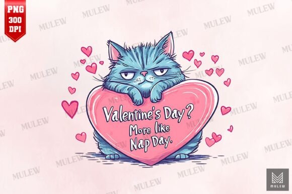 Funny Valenine Cat Sublimation PNG Review