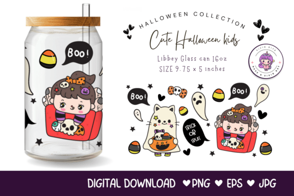 Halloween Libbey Glass Wrap Witch Cat Review
