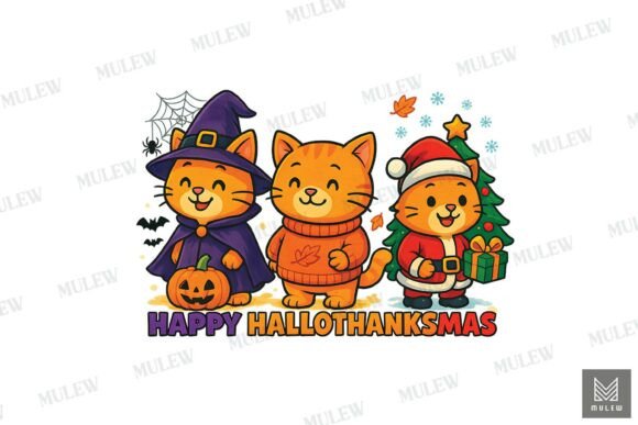 Happy HallThanksMas Cat Sublimation Review