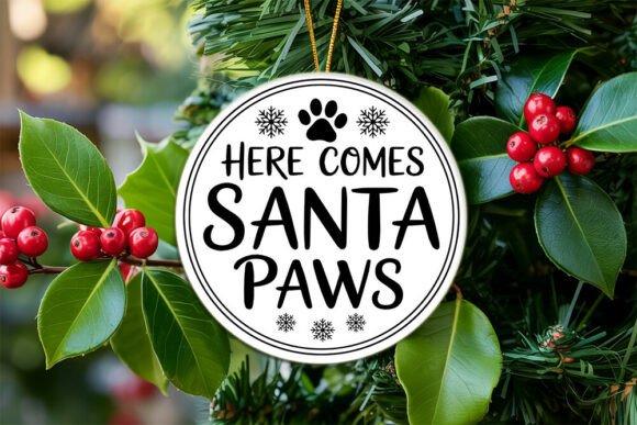 Here Come Santa Paws SVG Review