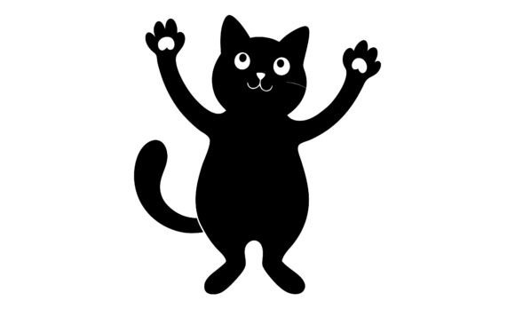 Playful Black Cat Vector Cartoon Embroidery Review