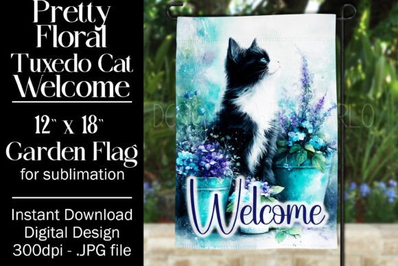 Reviewing Tuxedo Cat Garden Flag Sublimation, F1 for Real Use