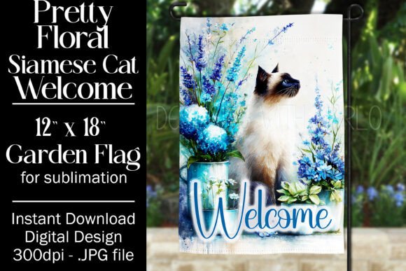 Siamese Cat Garden Flag Sublimation, F3: A Designer's Review