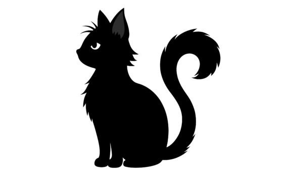 Silhouette of a Black Cat Sitting: A Designer's Review