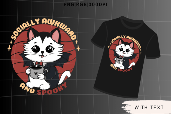 Socially Awkward and Spooky Cat PNG Review