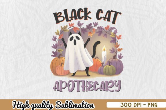 Sublimation Black Cat Apothecary PNG Review