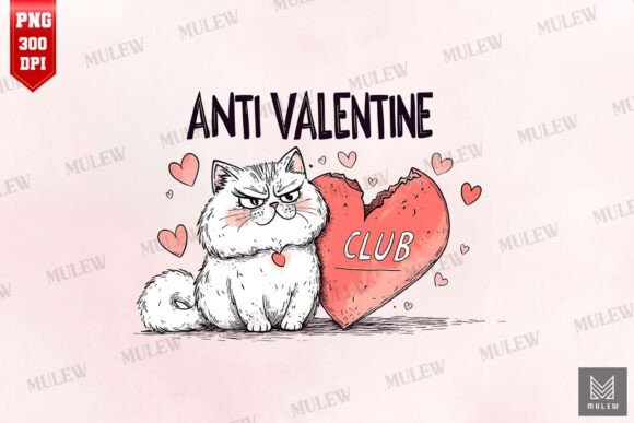 Valentine Cat Anti Valentine Club PNG Review