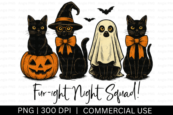 Vintage Halloween Cat PNG Sublimation Review